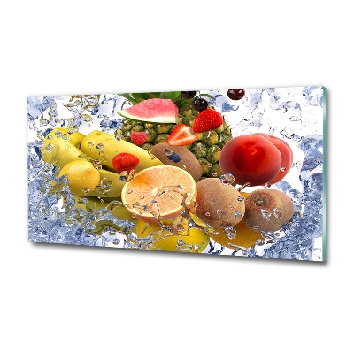 Tableau photo sur verre Fruit et eau