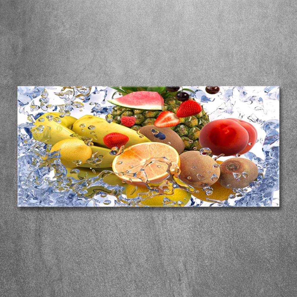 Tableau photo sur verre Fruit et eau