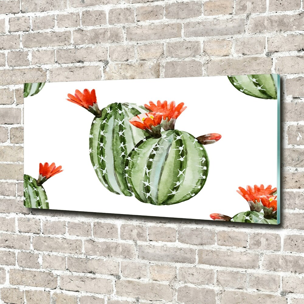 Tableau imprimé sur verre Cacti