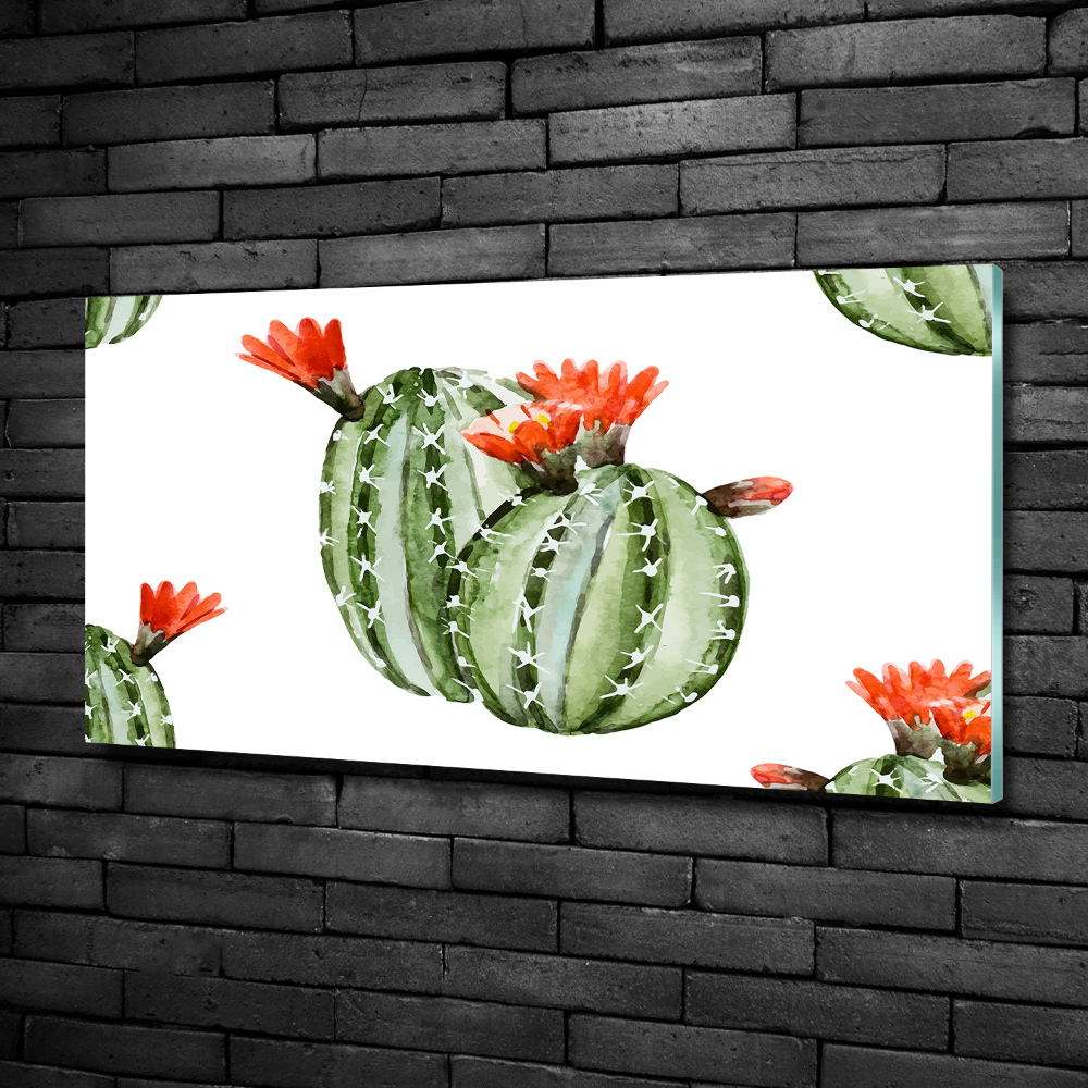 Tableau imprimé sur verre Cacti