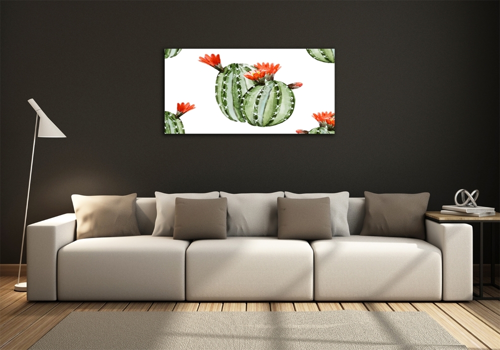 Tableau imprimé sur verre Cacti