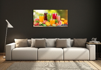 Tableau en verre Jus de fruits