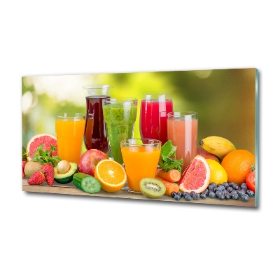 Tableau en verre Jus de fruits