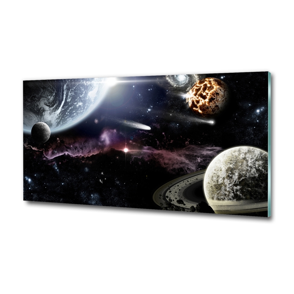 Tableau imprimé sur verre Galaxie