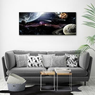 Tableau imprimé sur verre Galaxie