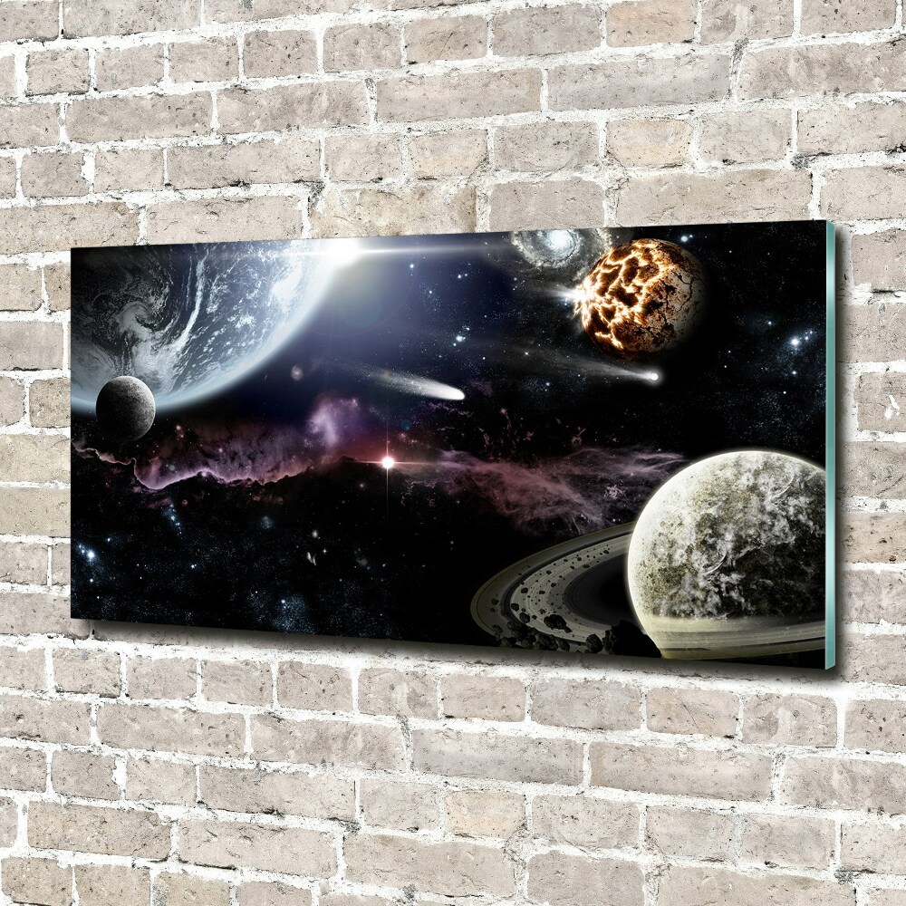 Tableau imprimé sur verre Galaxie