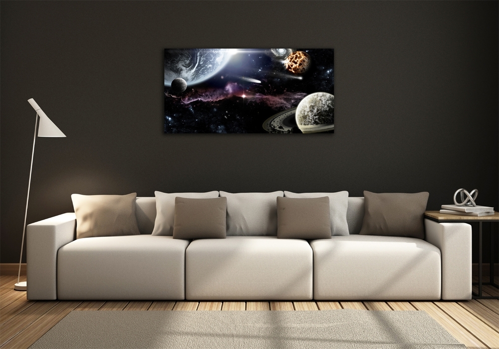 Tableau imprimé sur verre Galaxie