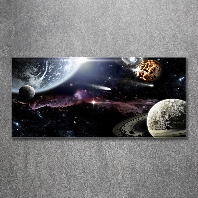 Tableau imprimé sur verre Galaxie