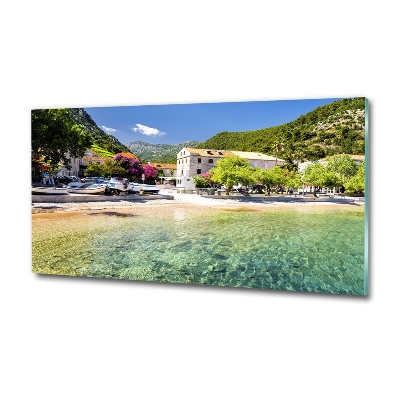 Tableau photo sur verre Dalmatie Croatie