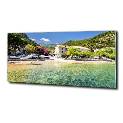 Tableau photo sur verre Dalmatie Croatie