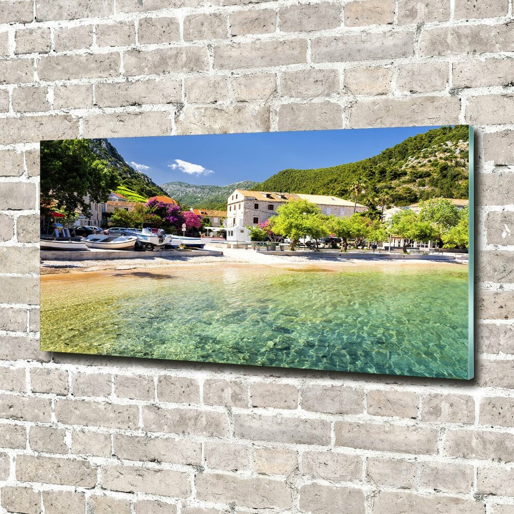 Tableau photo sur verre Dalmatie Croatie