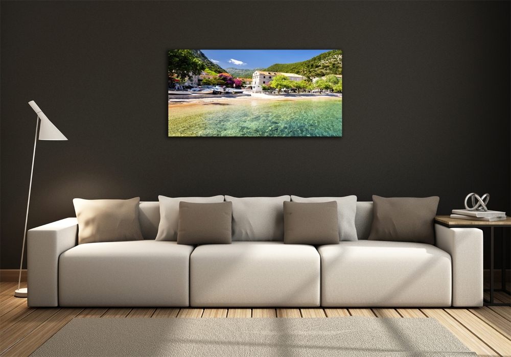 Tableau photo sur verre Dalmatie Croatie