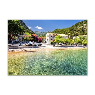 Tableau photo sur verre Dalmatie Croatie