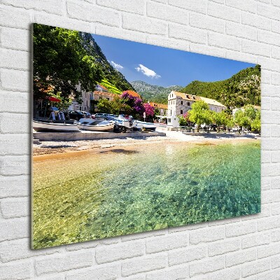 Tableau photo sur verre Dalmatie Croatie