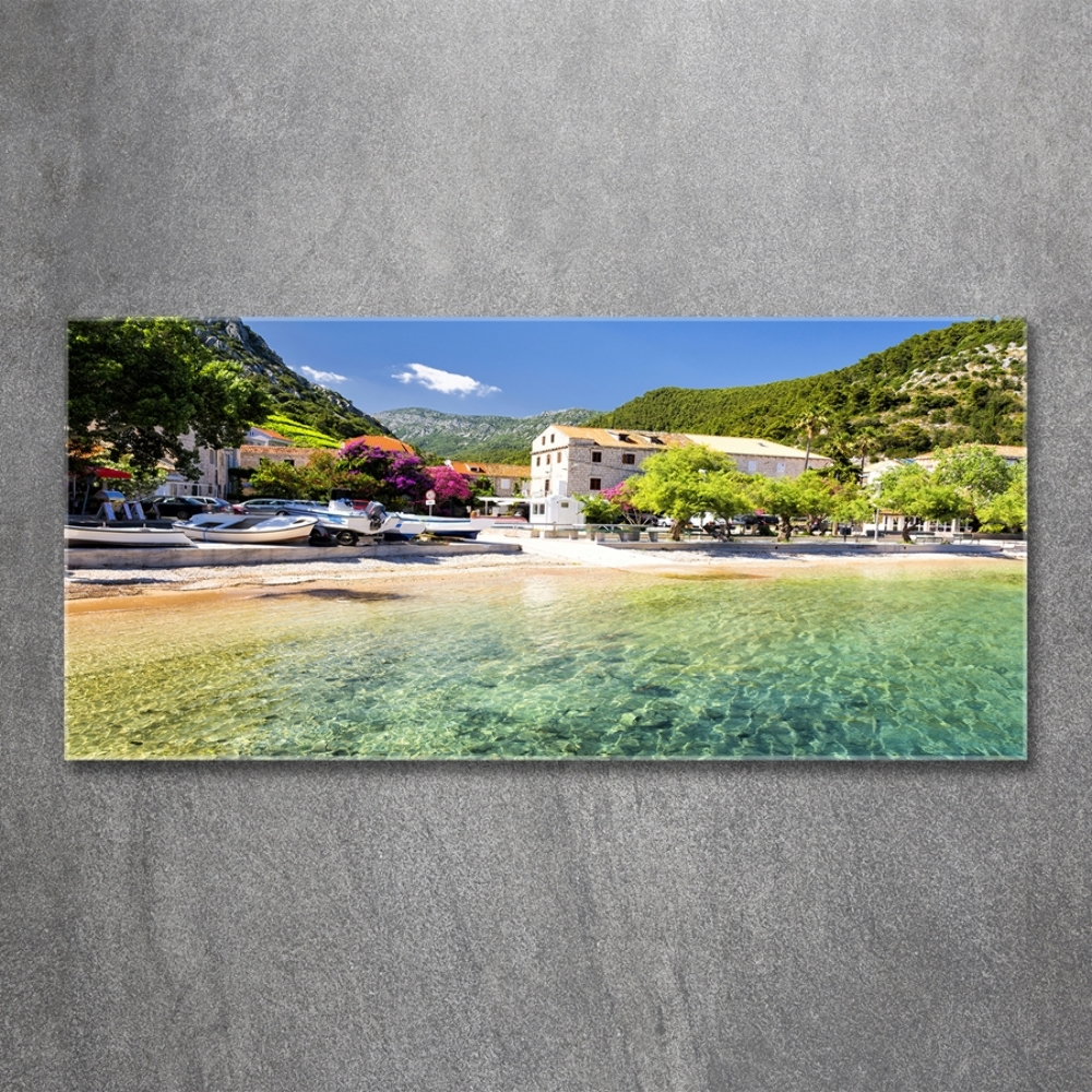 Tableau photo sur verre Dalmatie Croatie