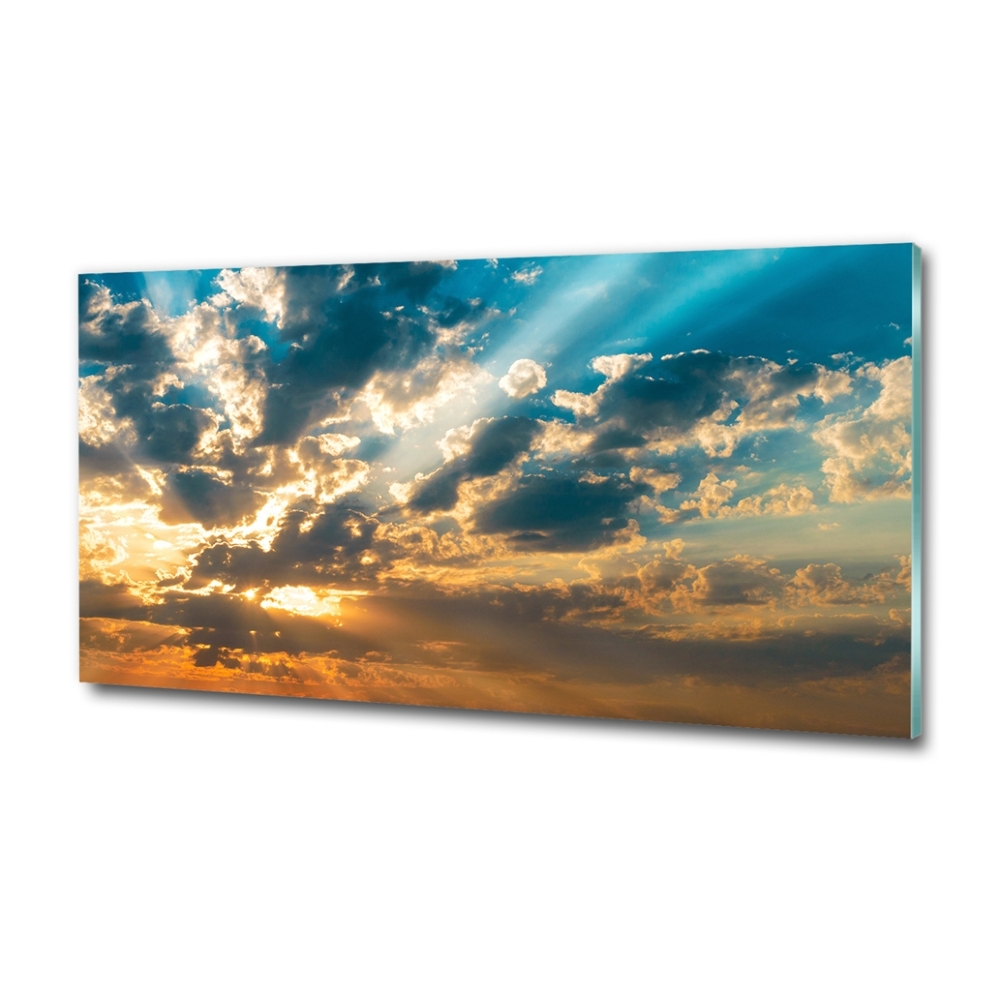 Tableau photo sur verre Ciel couchant