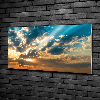 Tableau photo sur verre Ciel couchant