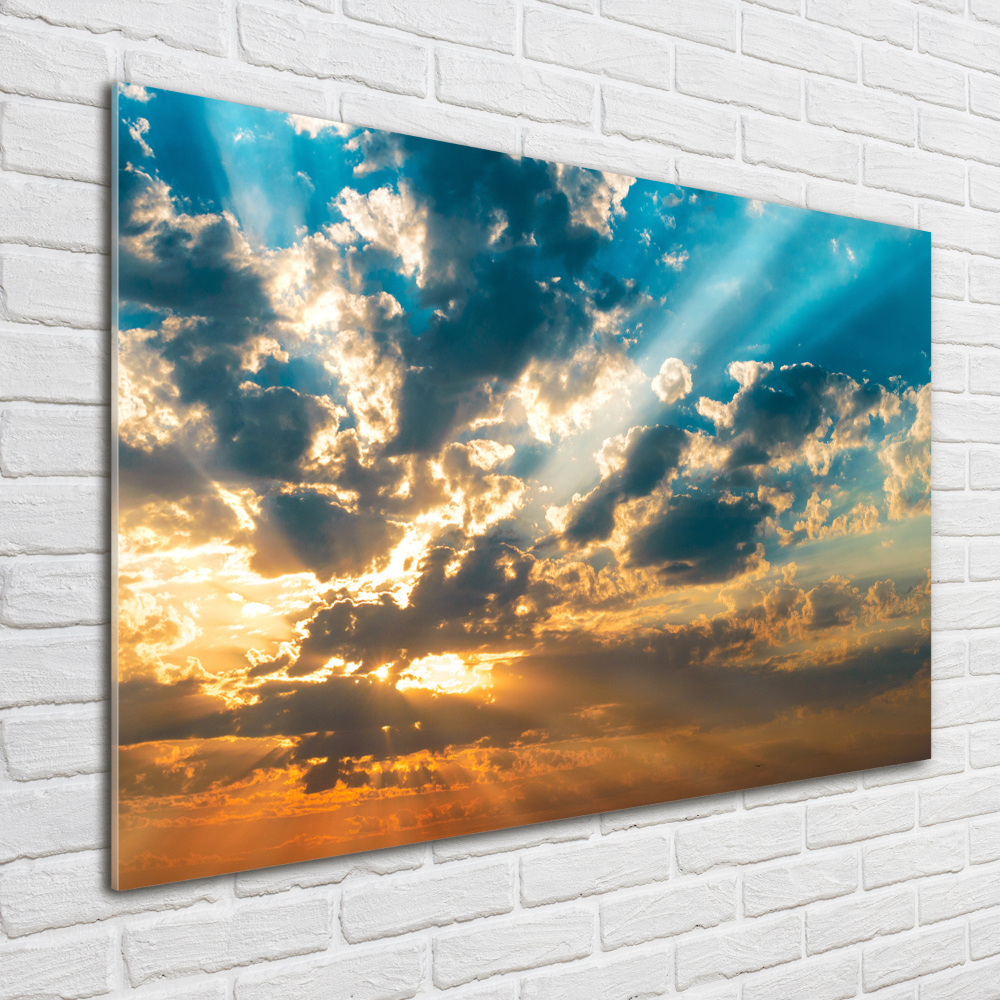 Tableau photo sur verre Ciel couchant