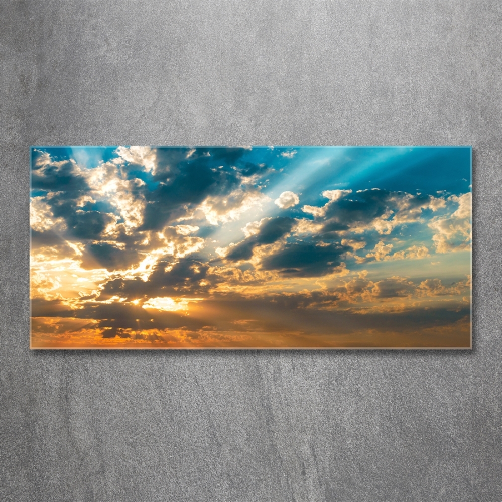 Tableau photo sur verre Ciel couchant