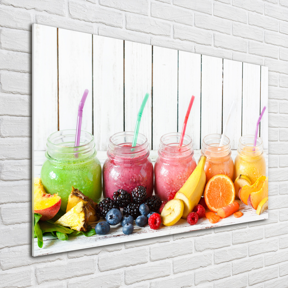 Tableau imprimé sur verre Cocktails de fruits