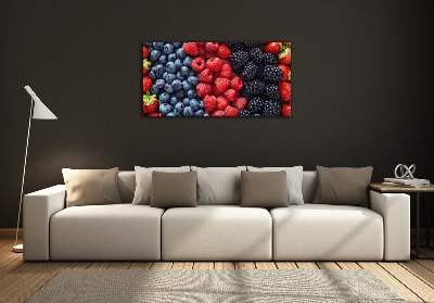 Tableau verre imprimé Fruits de la forêt