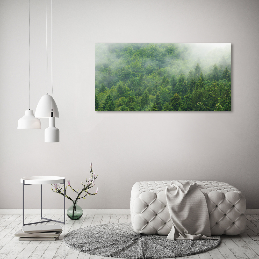 Tableau en verre Forêt secrète