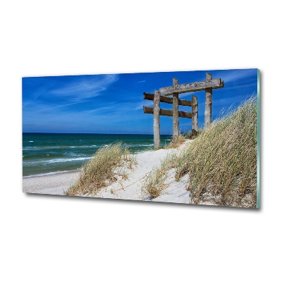 Tableau sur verre Dunes de mer