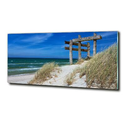 Tableau sur verre Dunes de mer