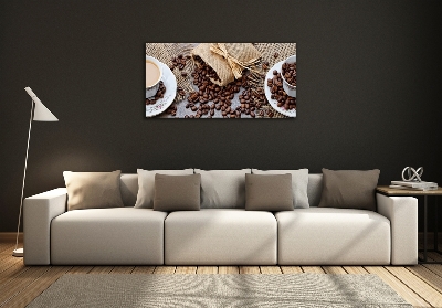 Tableau photo sur verre Café au lait