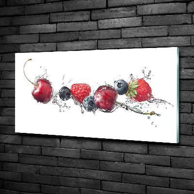 Tableau photo sur verre Fruits de la forêt