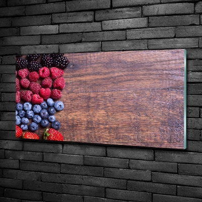 Tableau en verre Fruits de la forêt