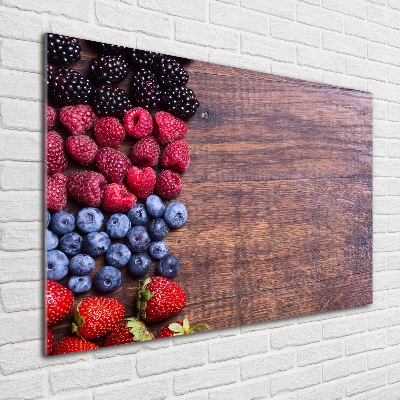 Tableau en verre Fruits de la forêt