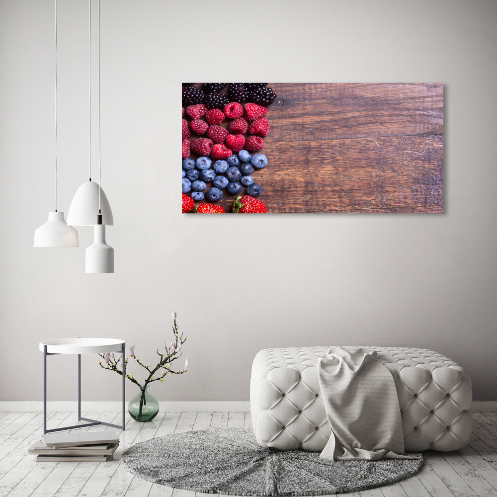 Tableau en verre Fruits de la forêt