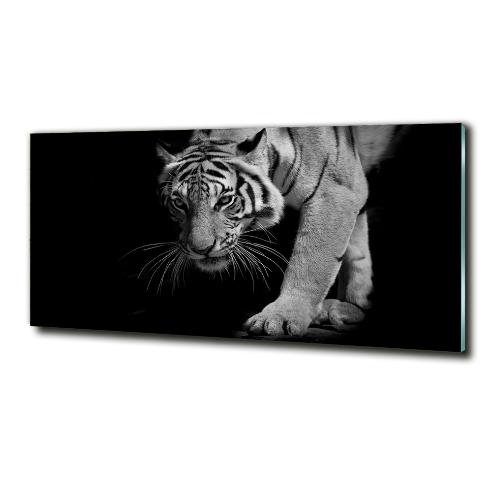 Tableau imprimé sur verre Tigre