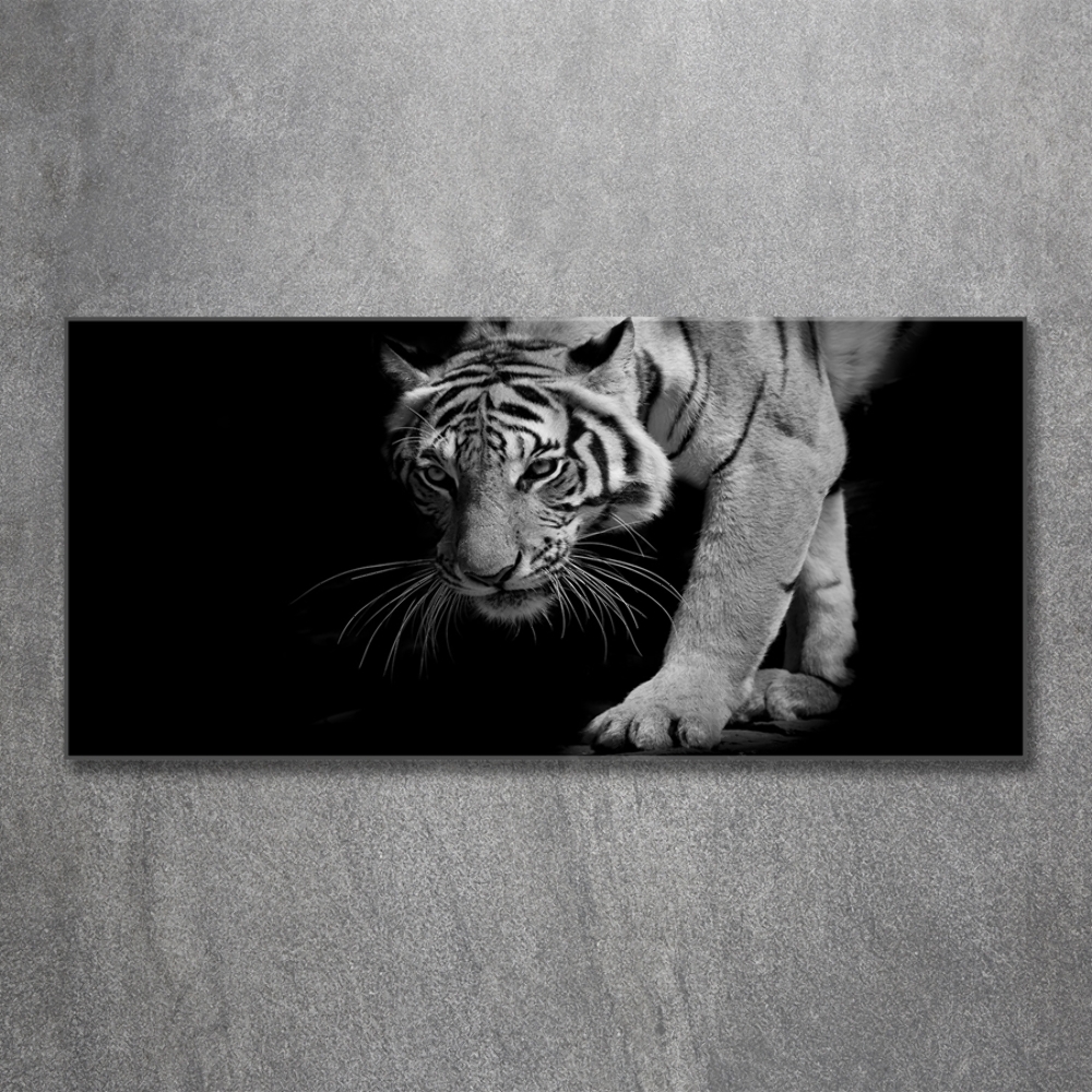 Tableau imprimé sur verre Tigre