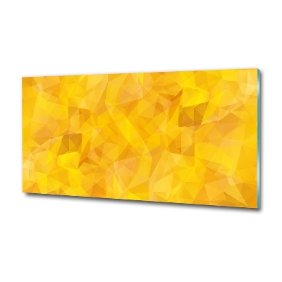 Tableau photo sur verre Triangles abstraits