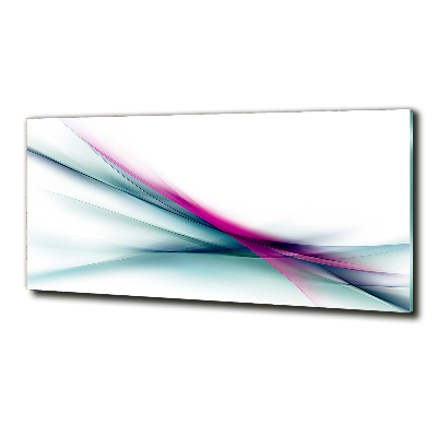 Tableau imprimé sur verre Abstraction flare violet