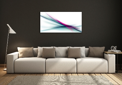 Tableau imprimé sur verre Abstraction flare violet