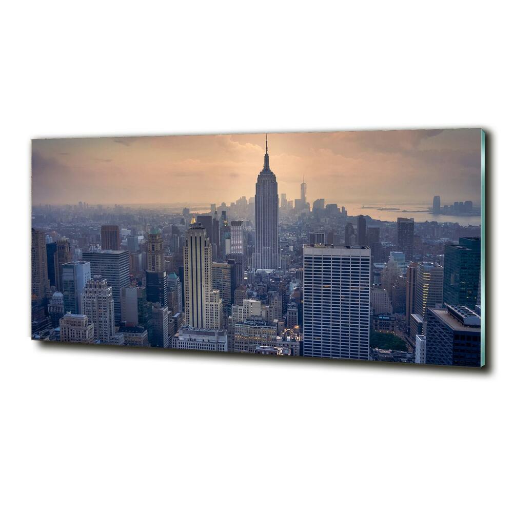 Tableau sur verre NY Manhattan