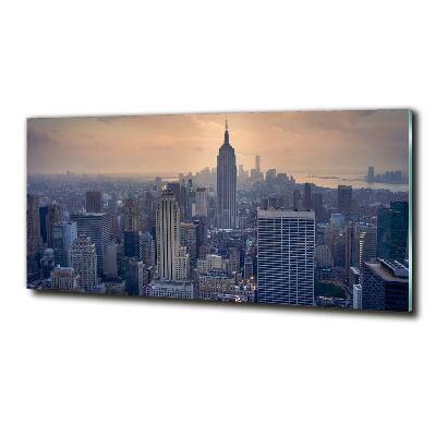 Tableau sur verre NY Manhattan