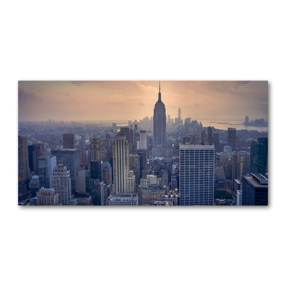 Tableau sur verre NY Manhattan