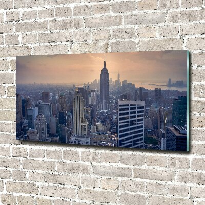 Tableau sur verre NY Manhattan