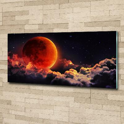 Tableau en verre Eclipse de lune