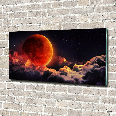 Tableau en verre Eclipse de lune