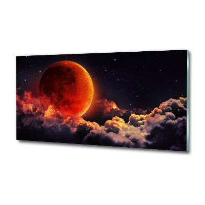 Tableau en verre Eclipse de lune