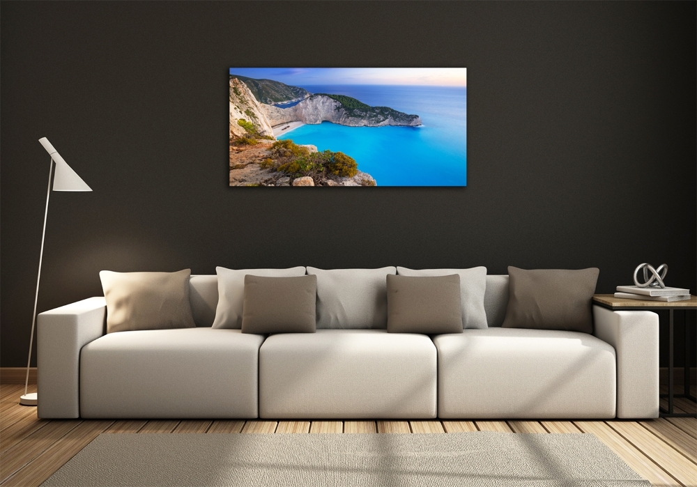 Tableau photo sur verre Zakynthos Grèce