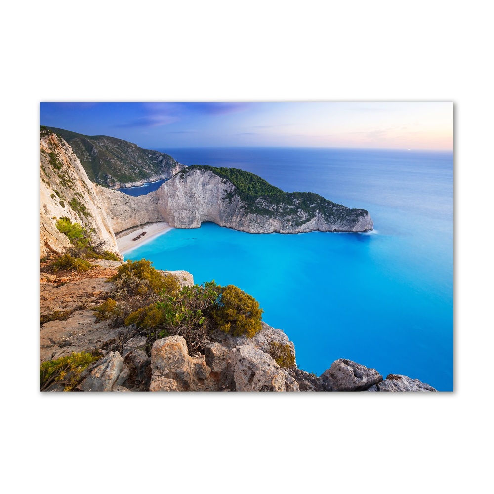 Tableau photo sur verre Zakynthos Grèce