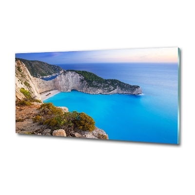 Tableau photo sur verre Zakynthos Grèce