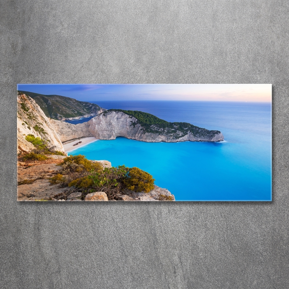 Tableau photo sur verre Zakynthos Grèce