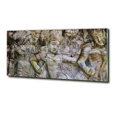 Tableau sur verre Sculpture en pierre